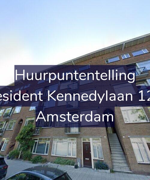 Foto gevel Huurpuntentelling voor President Kennedylaan 12-2, Amsterdam