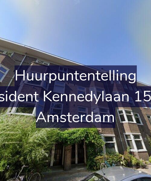 Foto gevel Huurpuntentelling voor President Kennedylaan 154-2, Amsterdam