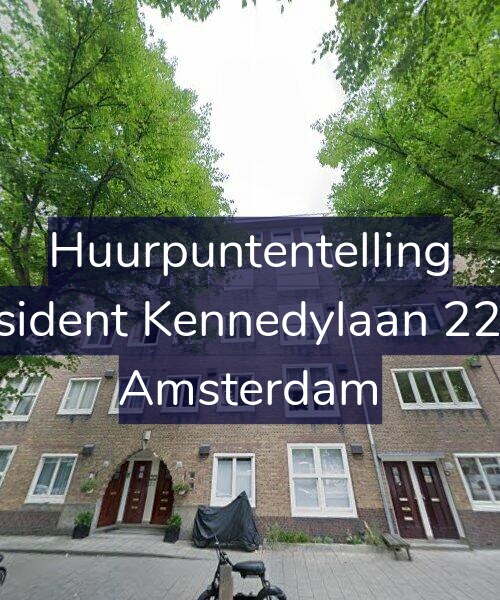 Foto gevel Huurpuntentelling voor President Kennedylaan 222-3, Amsterdam