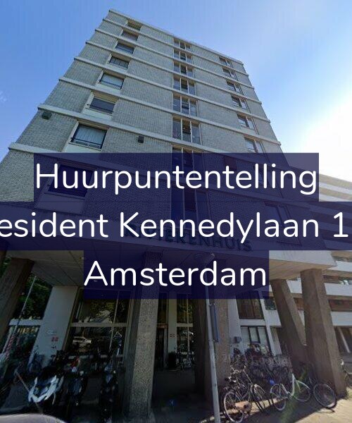 Foto gevel Huurpuntentelling voor President Kennedylaan 189, Amsterdam