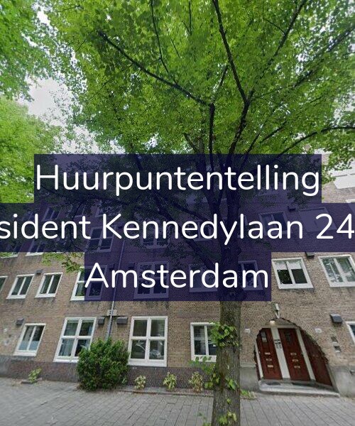 Foto gevel Huurpuntentelling voor President Kennedylaan 240-3, Amsterdam