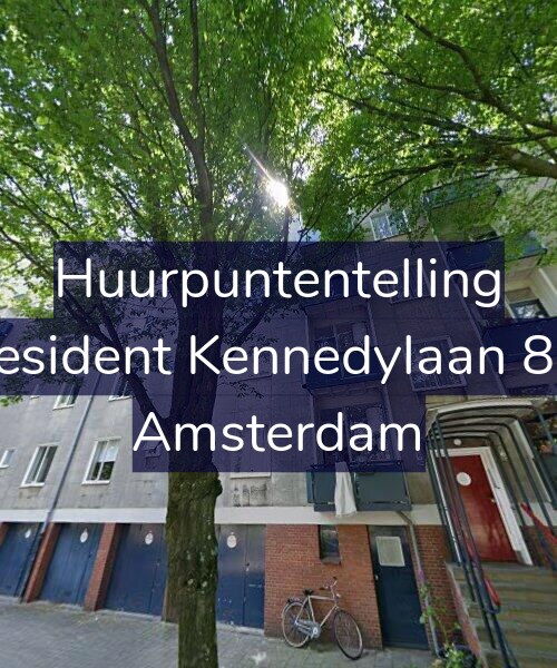 Foto gevel Huurpuntentelling voor President Kennedylaan 805, Amsterdam