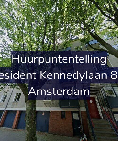 Foto gevel Huurpuntentelling voor President Kennedylaan 885, Amsterdam