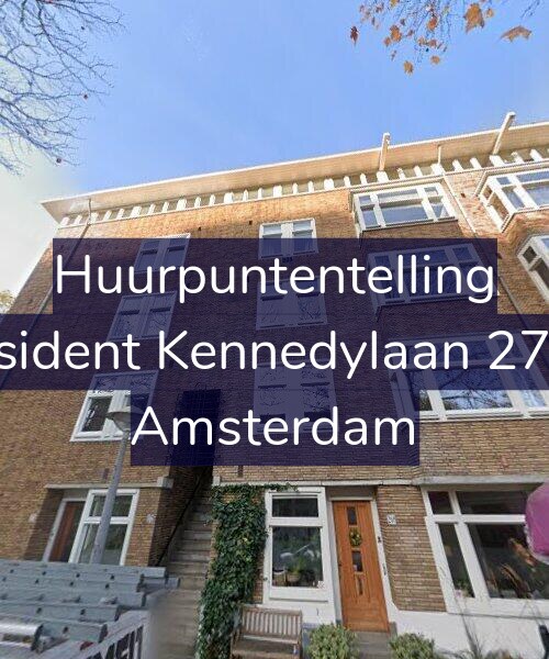 Foto gevel Huurpuntentelling voor President Kennedylaan 270-4, Amsterdam