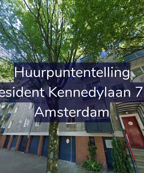 Foto gevel Huurpuntentelling voor President Kennedylaan 723, Amsterdam