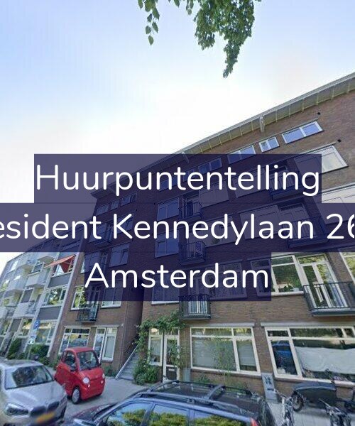 Foto gevel Huurpuntentelling voor President Kennedylaan 26-3, Amsterdam