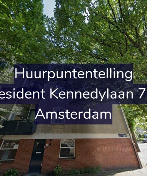 Foto gevel Huurpuntentelling voor President Kennedylaan 771, Amsterdam