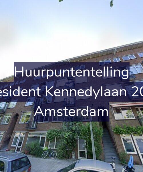 Foto gevel Huurpuntentelling voor President Kennedylaan 20-1, Amsterdam