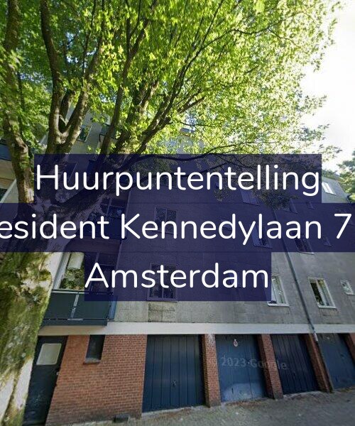 Foto gevel Huurpuntentelling voor President Kennedylaan 713, Amsterdam