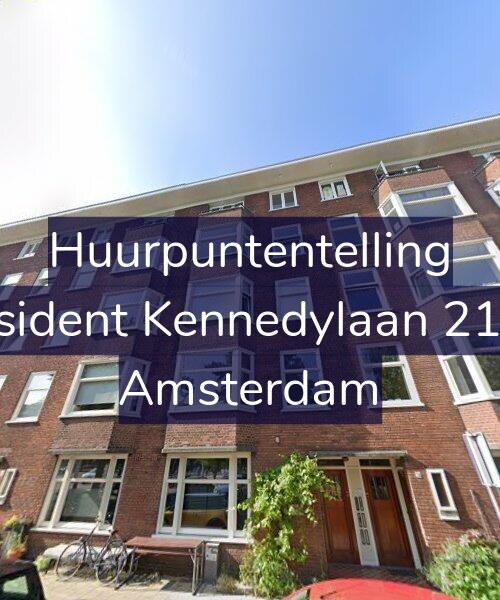 Foto gevel Huurpuntentelling voor President Kennedylaan 216-1, Amsterdam