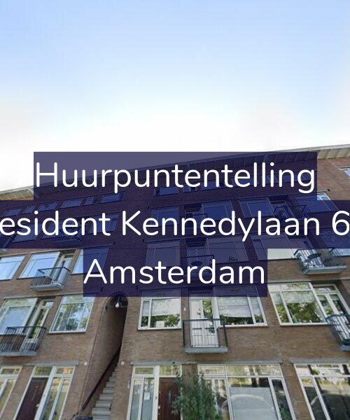 Foto gevel Huurpuntentelling voor President Kennedylaan 6-2, Amsterdam