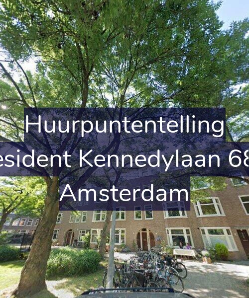 Foto gevel Huurpuntentelling voor President Kennedylaan 68-1, Amsterdam