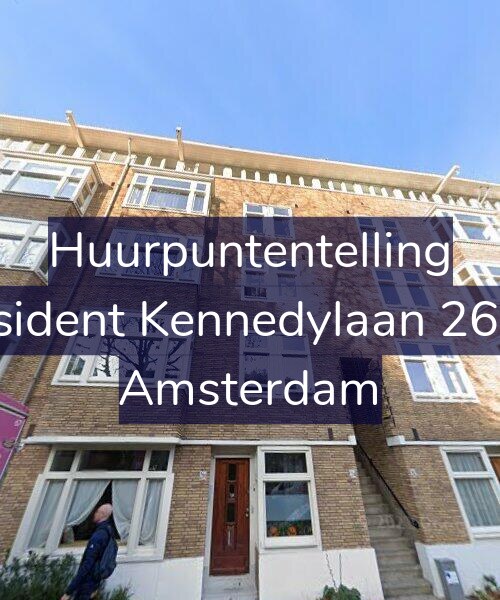 Foto gevel Huurpuntentelling voor President Kennedylaan 264-A, Amsterdam