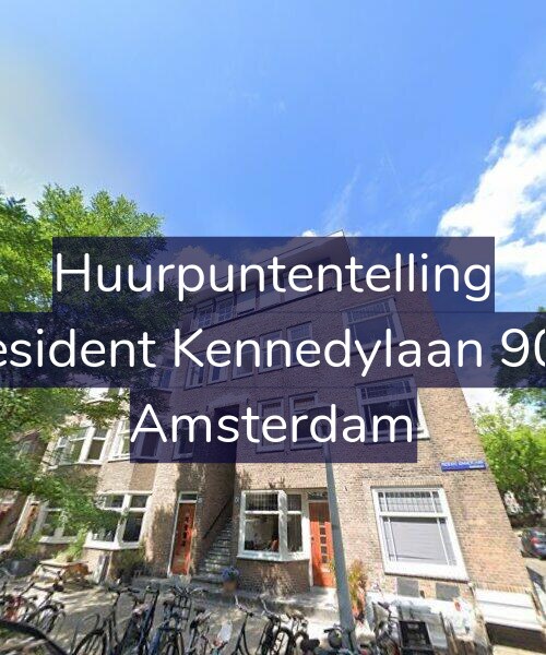 Foto gevel Huurpuntentelling voor President Kennedylaan 90-2, Amsterdam
