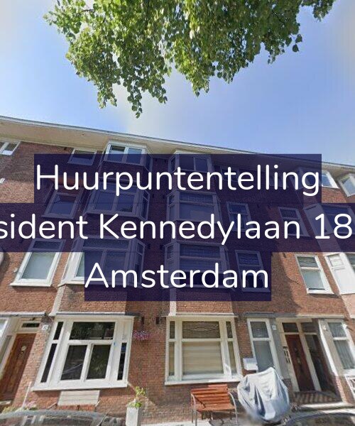 Foto gevel Huurpuntentelling voor President Kennedylaan 180-H, Amsterdam