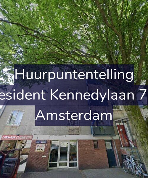 Foto gevel Huurpuntentelling voor President Kennedylaan 789, Amsterdam