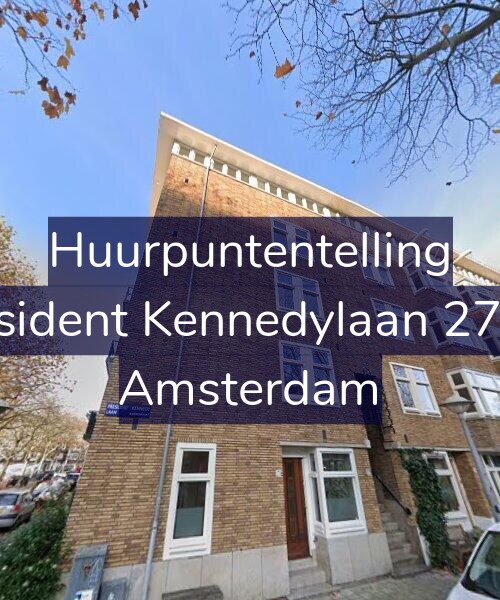Foto gevel Huurpuntentelling voor President Kennedylaan 272-3, Amsterdam