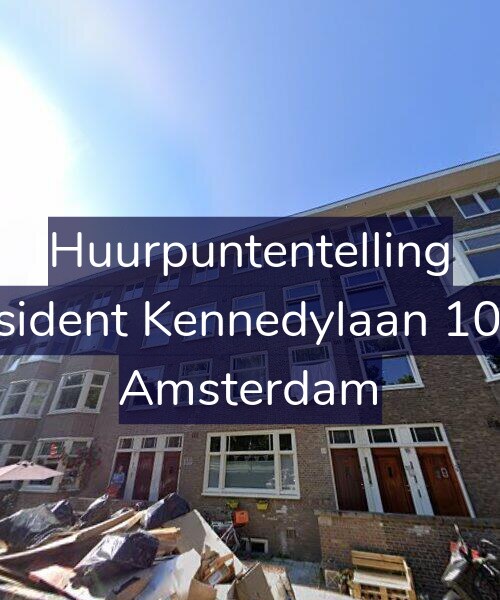 Foto gevel Huurpuntentelling voor President Kennedylaan 108-1, Amsterdam