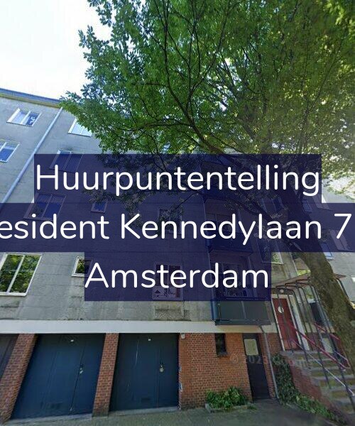 Foto gevel Huurpuntentelling voor President Kennedylaan 709, Amsterdam
