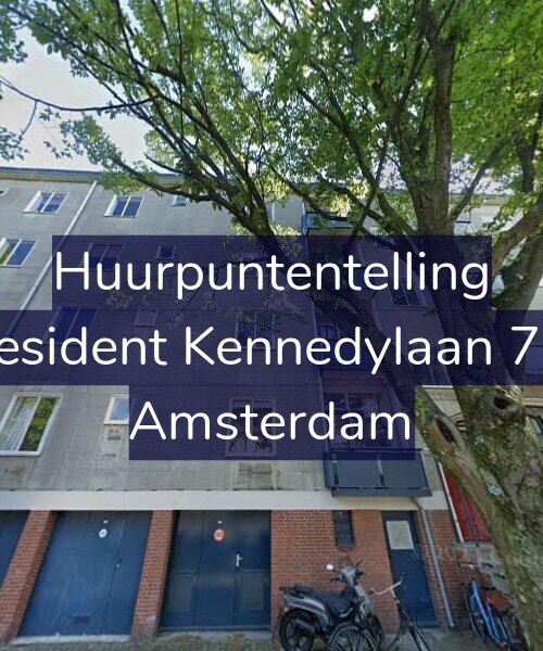 Foto gevel Huurpuntentelling voor President Kennedylaan 745, Amsterdam