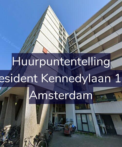 Foto gevel Huurpuntentelling voor President Kennedylaan 187, Amsterdam