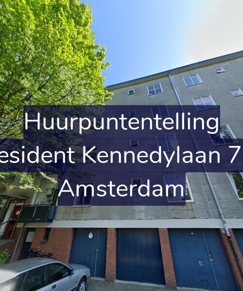 Foto gevel Huurpuntentelling voor President Kennedylaan 735, Amsterdam