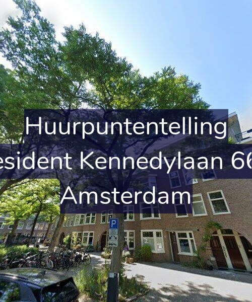 Foto gevel Huurpuntentelling voor President Kennedylaan 66-1, Amsterdam