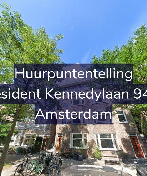 Foto gevel Huurpuntentelling voor President Kennedylaan 94-H, Amsterdam