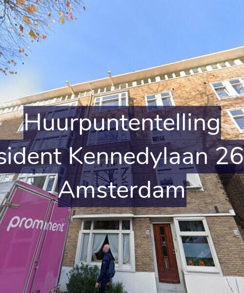 Foto gevel Huurpuntentelling voor President Kennedylaan 266-B, Amsterdam