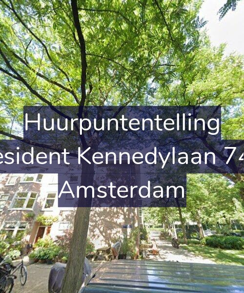Foto gevel Huurpuntentelling voor President Kennedylaan 74-2, Amsterdam