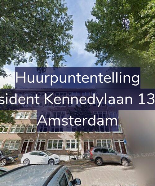 Foto gevel Huurpuntentelling voor President Kennedylaan 134-2, Amsterdam