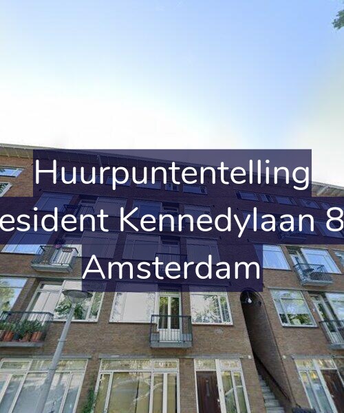 Foto gevel Huurpuntentelling voor President Kennedylaan 8-3, Amsterdam