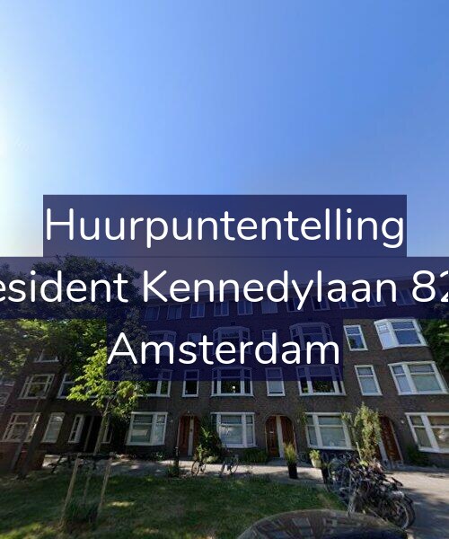 Foto gevel Huurpuntentelling voor President Kennedylaan 82-1, Amsterdam