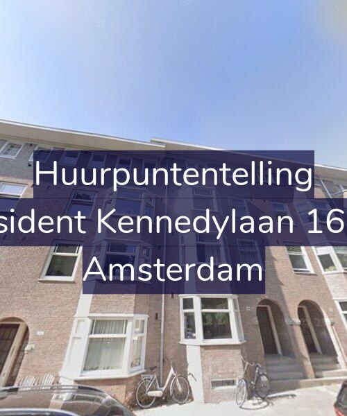 Foto gevel Huurpuntentelling voor President Kennedylaan 164-H, Amsterdam