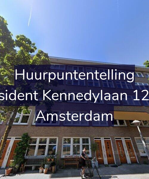 Foto gevel Huurpuntentelling voor President Kennedylaan 122-1, Amsterdam