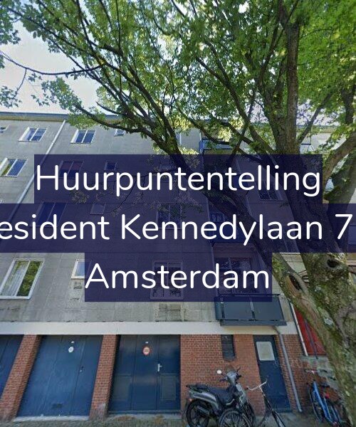 Foto gevel Huurpuntentelling voor President Kennedylaan 747, Amsterdam