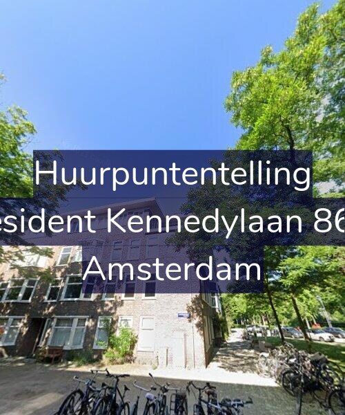 Foto gevel Huurpuntentelling voor President Kennedylaan 86-H, Amsterdam