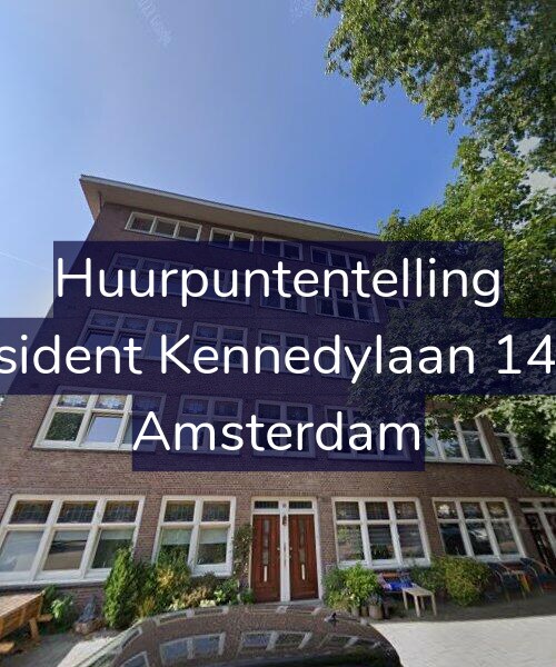 Foto gevel Huurpuntentelling voor President Kennedylaan 140-2, Amsterdam