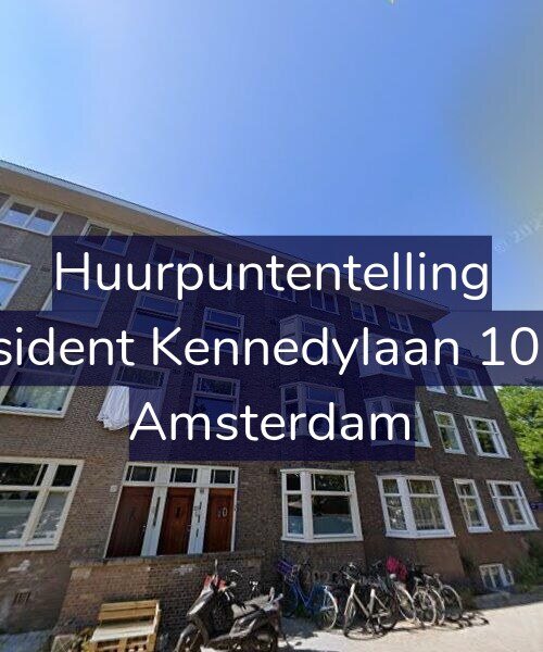 Foto gevel Huurpuntentelling voor President Kennedylaan 106-H, Amsterdam