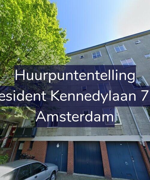 Foto gevel Huurpuntentelling voor President Kennedylaan 733, Amsterdam