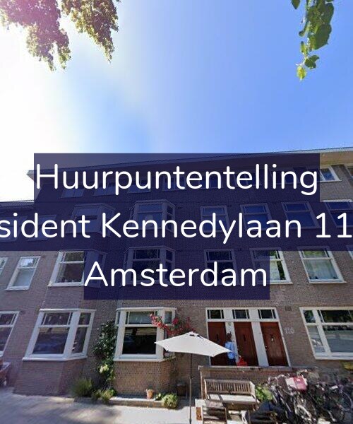 Foto gevel Huurpuntentelling voor President Kennedylaan 112-2, Amsterdam