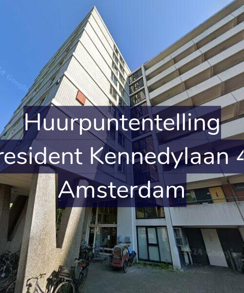 Foto gevel Huurpuntentelling voor President Kennedylaan 49, Amsterdam