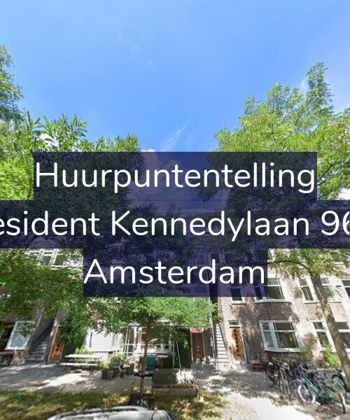 Foto gevel Huurpuntentelling voor President Kennedylaan 96-1, Amsterdam