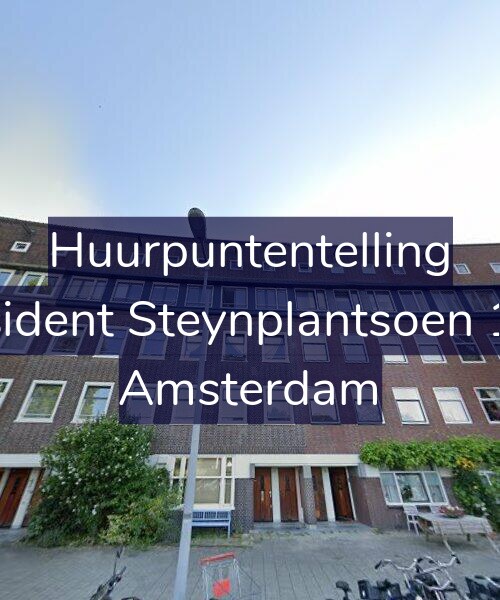 Foto gevel Huurpuntentelling voor President Steynplantsoen 10-3, Amsterdam