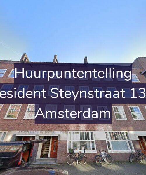 Foto gevel Huurpuntentelling voor President Steynstraat 13-1, Amsterdam