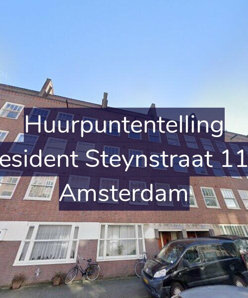 Foto gevel Huurpuntentelling voor President Steynstraat 11-1, Amsterdam
