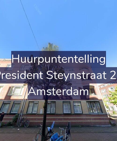 Foto gevel Huurpuntentelling voor President Steynstraat 24, Amsterdam