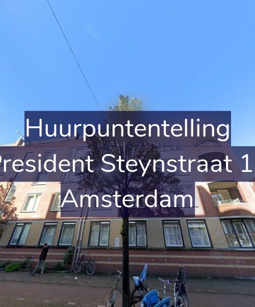 Foto gevel Huurpuntentelling voor President Steynstraat 14, Amsterdam