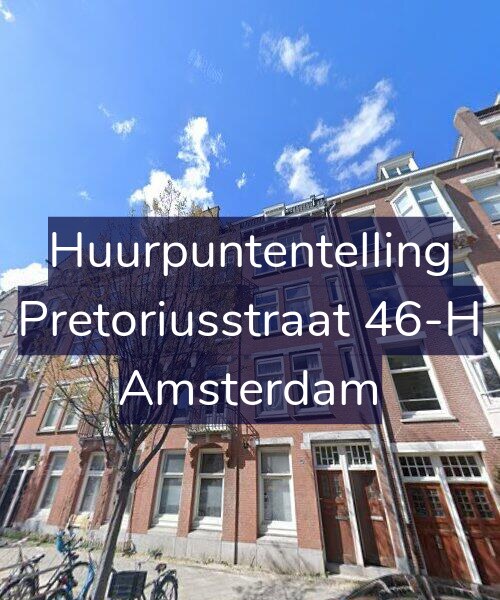 Foto gevel Huurpuntentelling voor Pretoriusstraat 46-H, Amsterdam