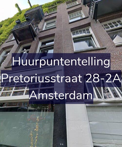 Foto gevel Huurpuntentelling voor Pretoriusstraat 28-2A, Amsterdam
